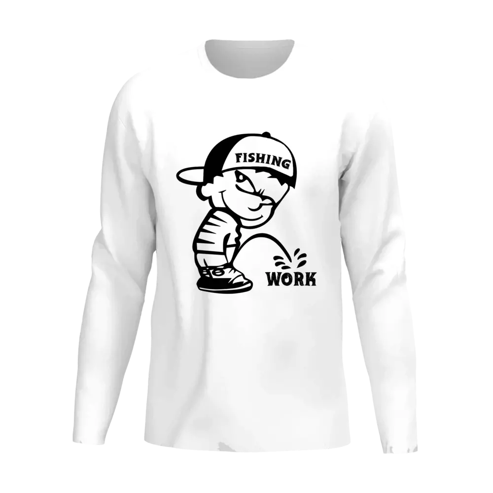 Fishing And Work Men Long Sleeve Shirt