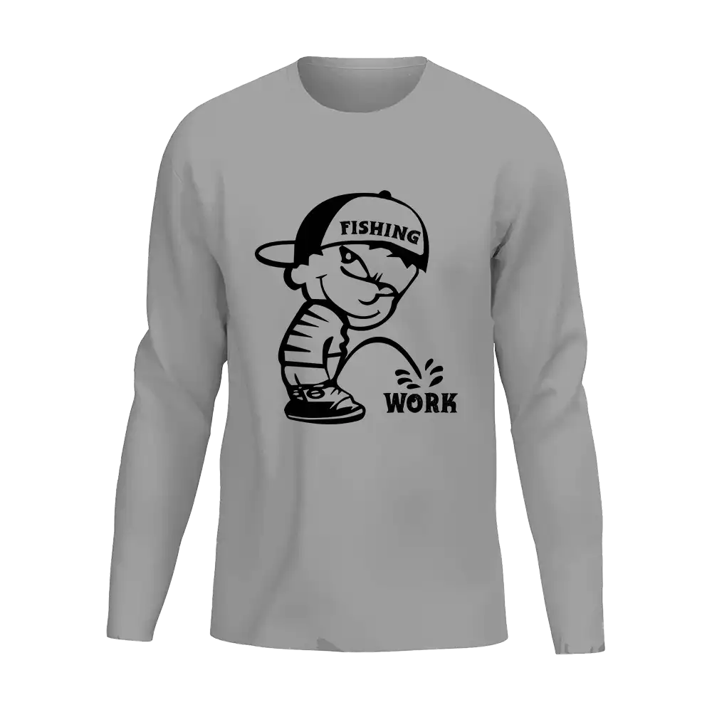 Fishing And Work Men Long Sleeve Shirt